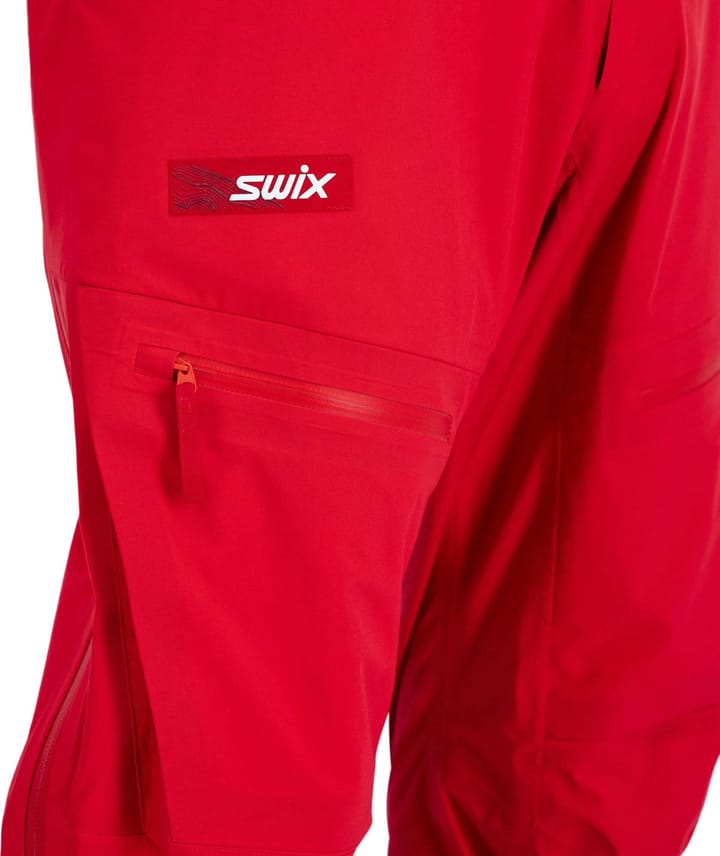 Swix Men's Surmount Shell Bib Pants Swix Red Swix