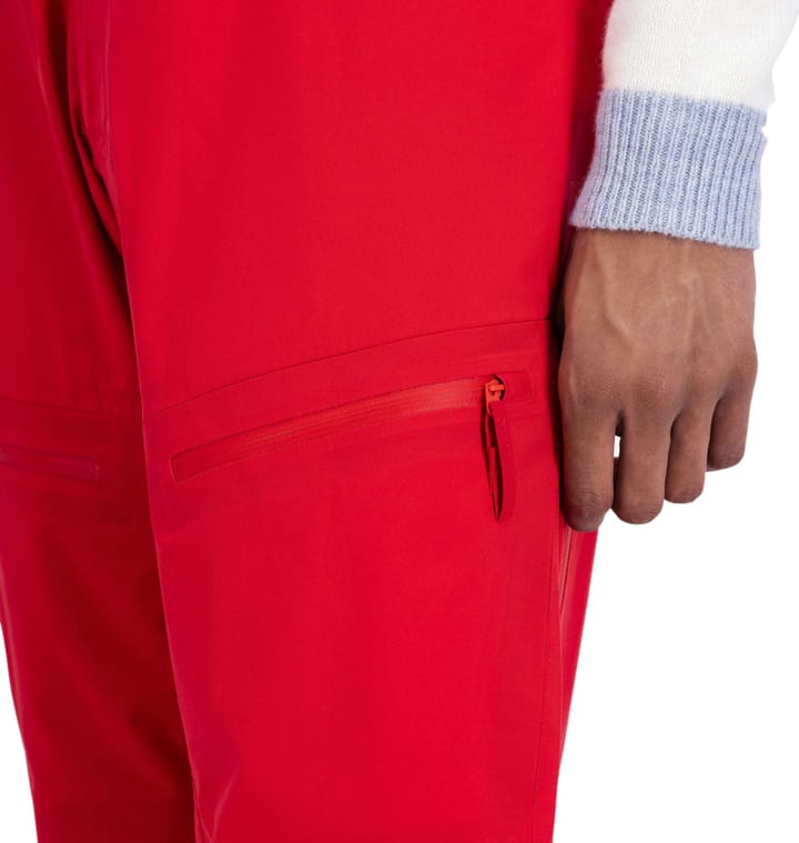 Swix Men's Surmount Shell Bib Pants Swix Red Swix