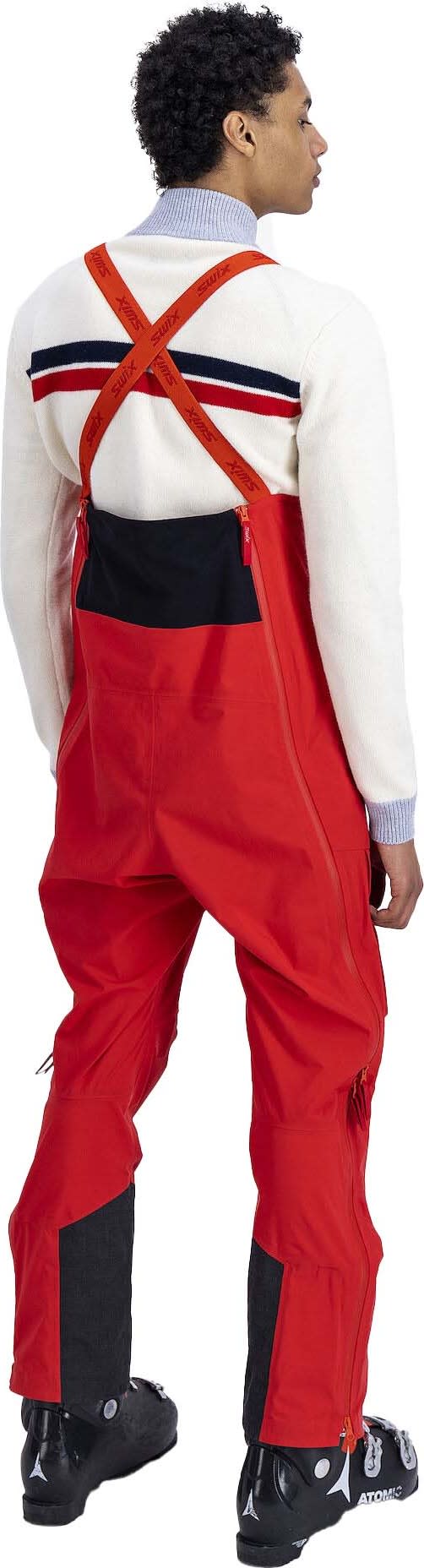 Swix Men's Surmount Shell Bib Pants Swix Red | Buy Swix Men's Surmount ...