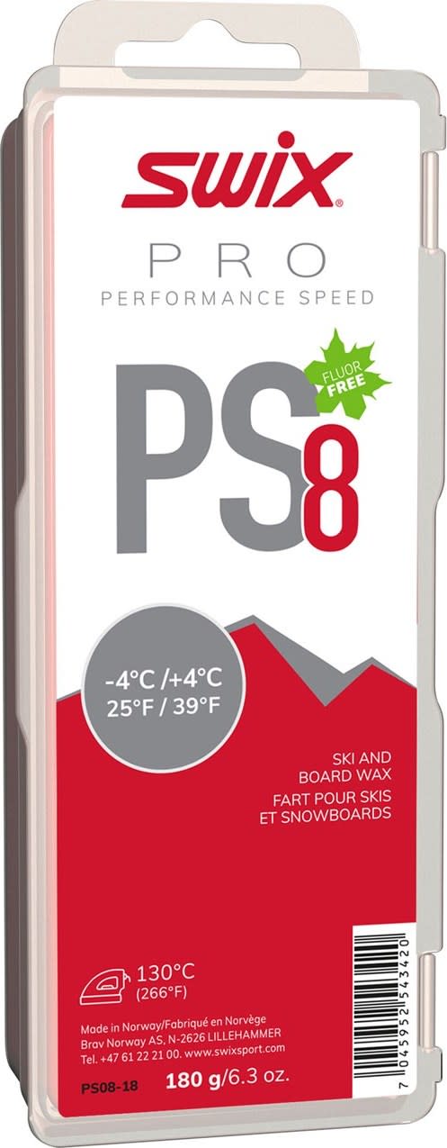 Swix PS8 Red -4°C/+4°C 180g Nocolour Swix Swix PS8 Red -4°C/+4°C 180g Nocolour Swix