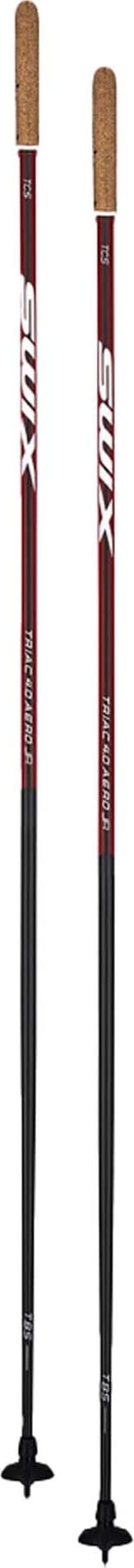 Swix Juniors' Triac Pole, TBS Black/Red Swix