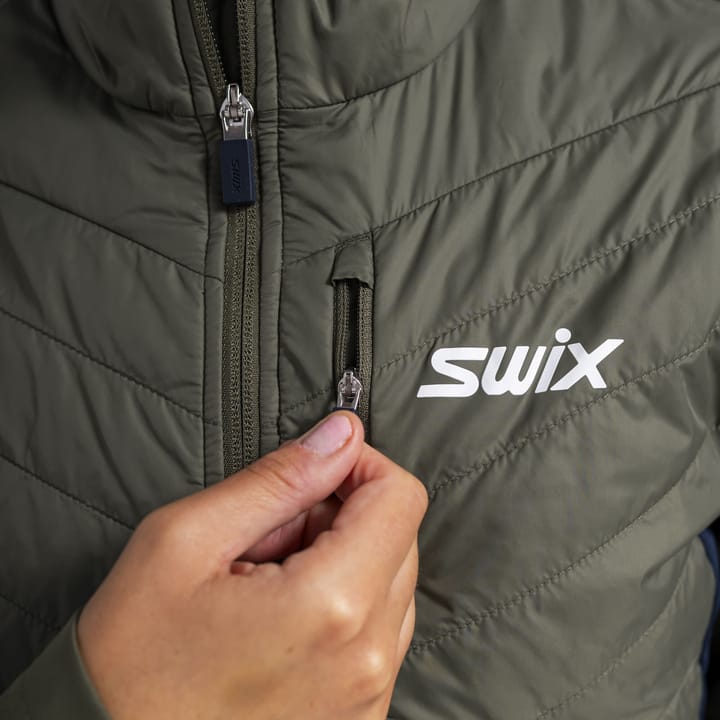 Swix Women's Dynamic Hybrid Insulated Jacket Olive/ Dark Navy Swix
