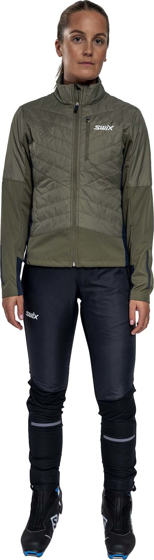 Women's Dynamic Hybrid Insulated Jacket Olive/ Dark Navy Swix