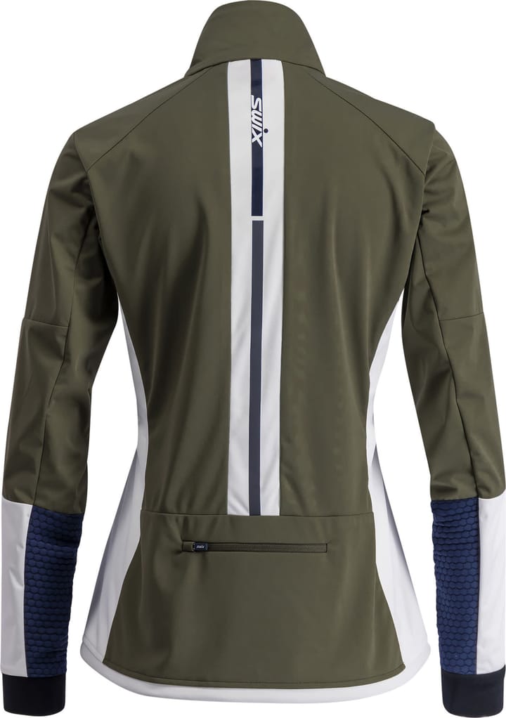 Swix Women's Dynamic Jacket Olive/ Bright White Swix Swix Women's Dynamic Jacket Olive/ Bright White Swix