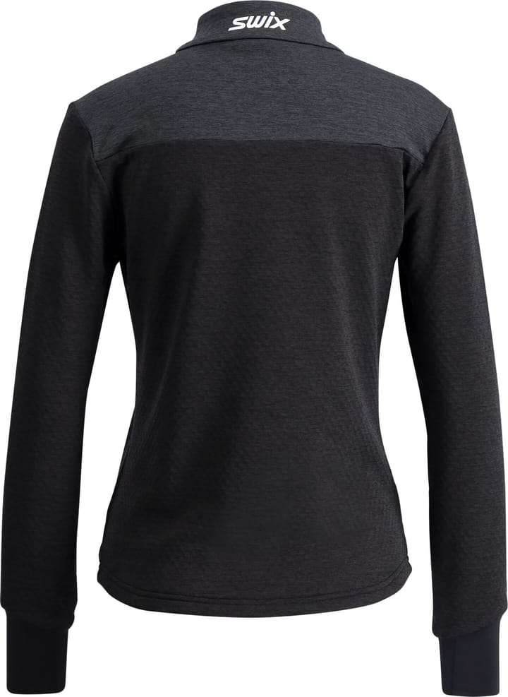 Swix Women's Dynamic Midlayer Half Zip Black/Phantom Swix