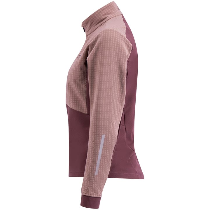 Swix Women's Pace Hybrid Full Zip Midlayer Light Plum/Plum Swix