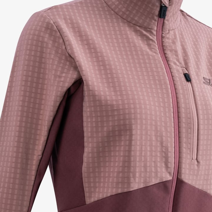 Women's Pace Hybrid Full Zip Midlayer Light plum/Plum Swix