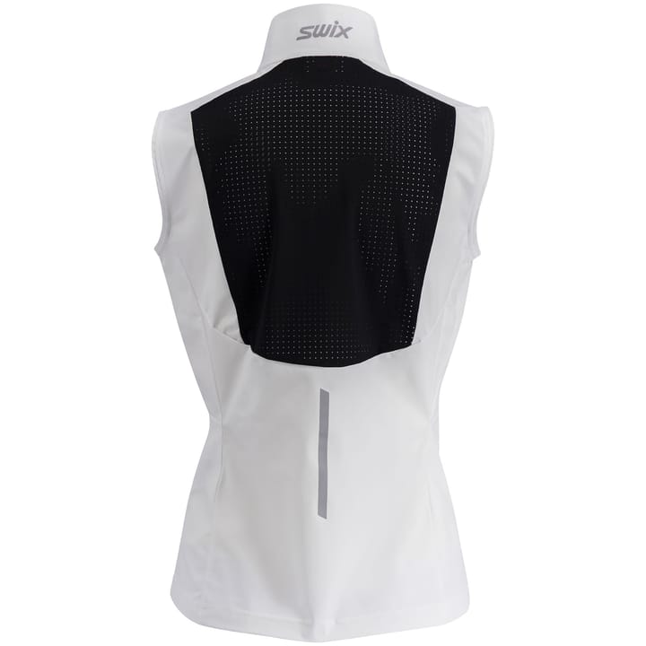 Swix Women's Pace Wind Vest Bright white Swix