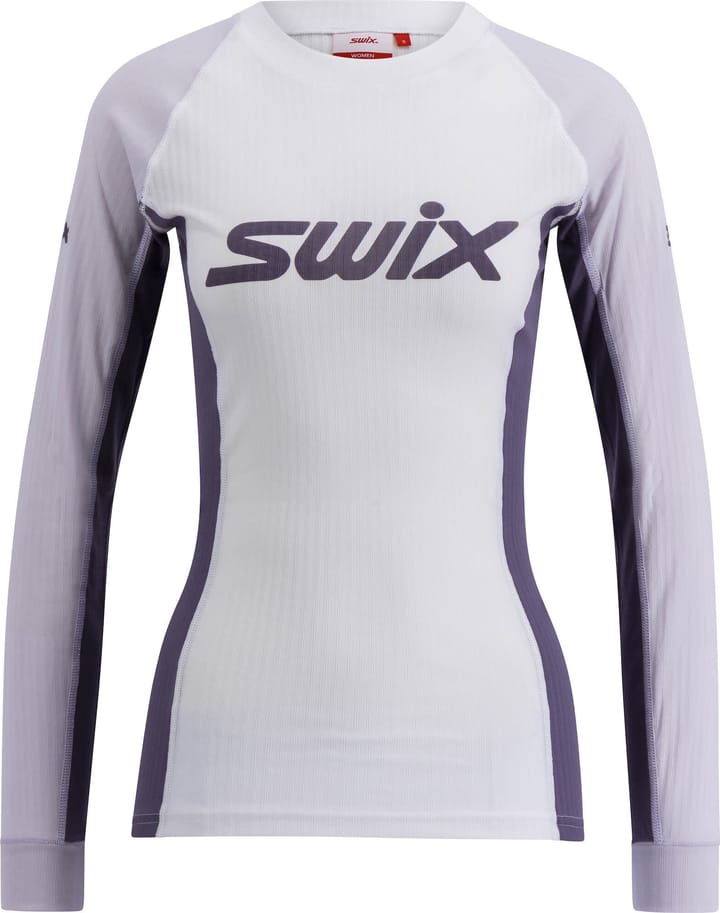 Women's RaceX Classic Long Sleeve Bright White/ Dusty purple Swix