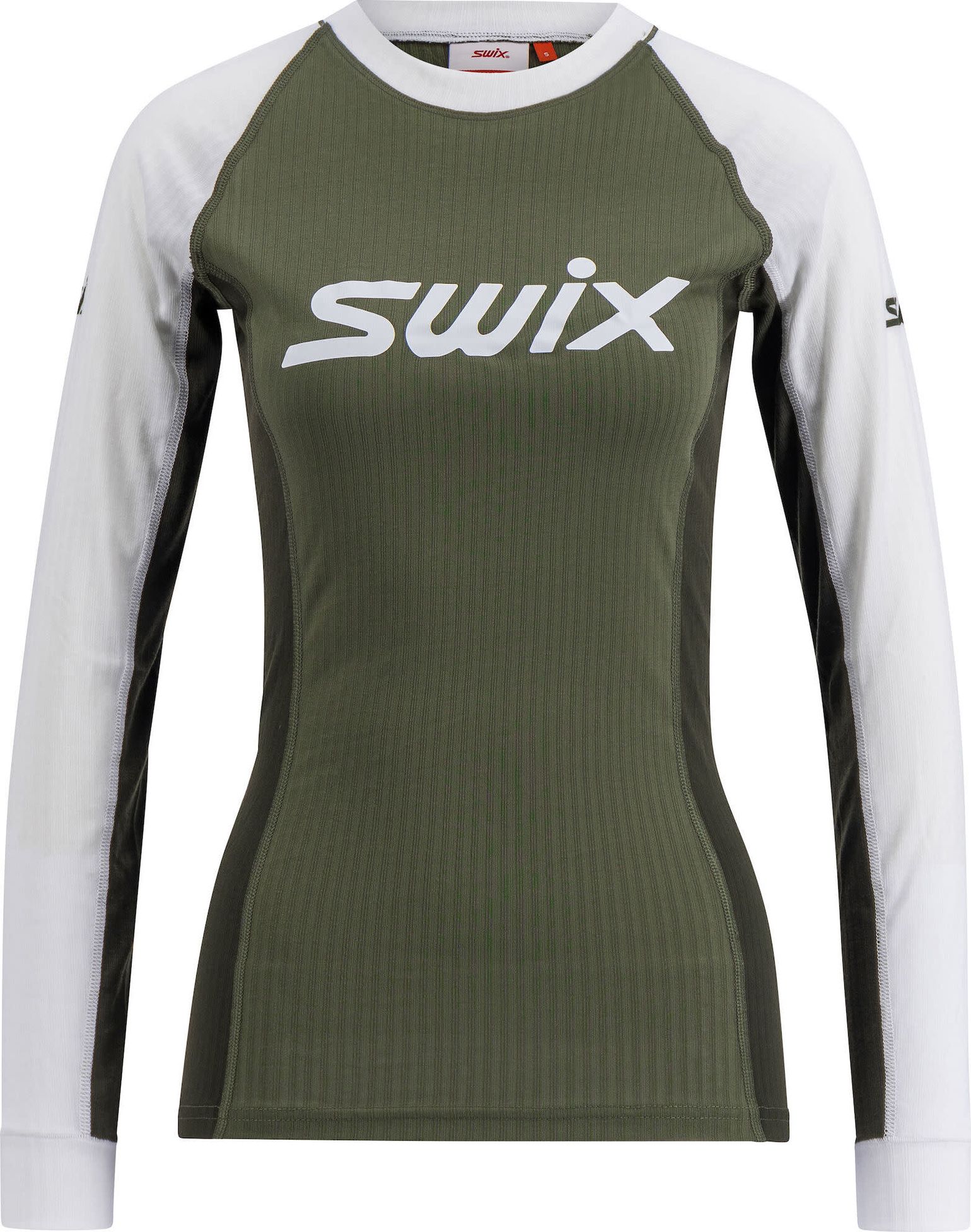 Swix Women's RaceX Classic Long Sleeve Olive/ Bright White