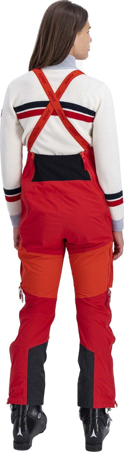 Swix Women's Surmount Shell Bib Pants Swix Red Swix