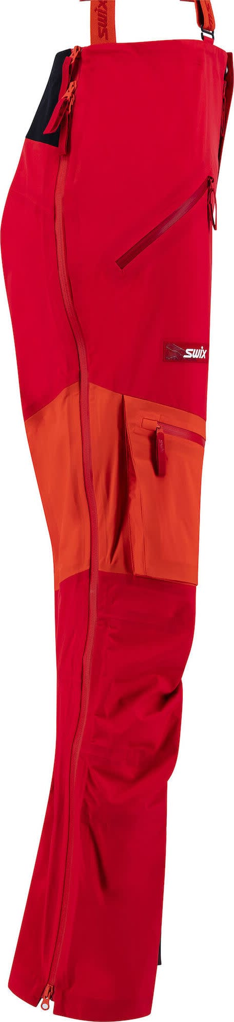 Swix Women's Surmount Shell Bib Pants Swix red Swix
