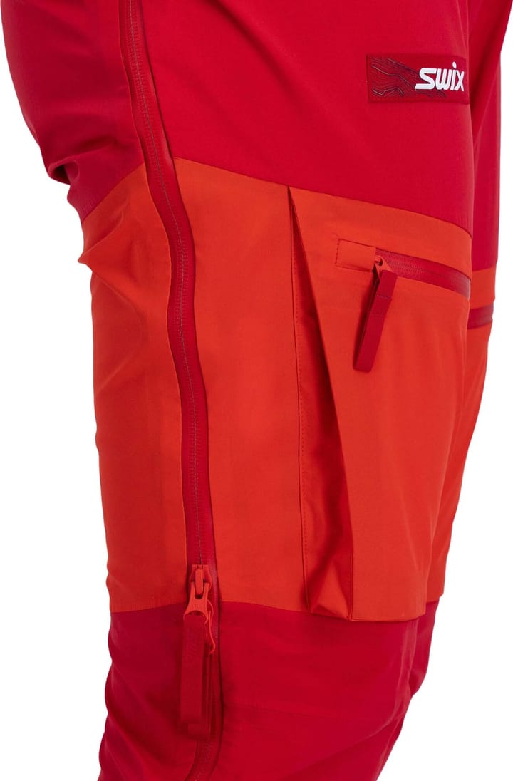 Swix Women's Surmount Shell Bib Pants Swix Red Swix