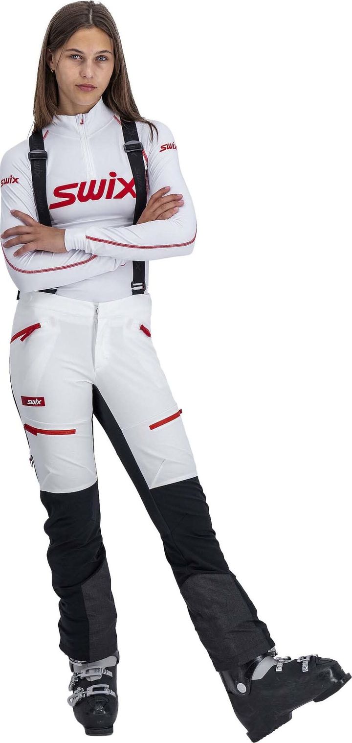 Swix Women's Surmount Soft Shield Pants Bright white Swix