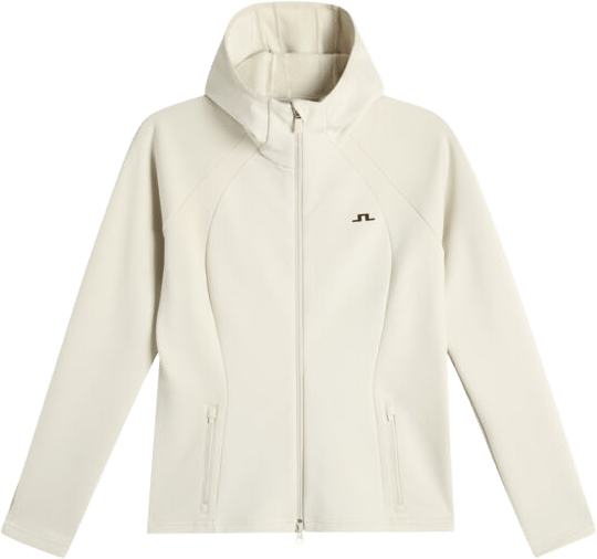 J.Lindeberg Women´s Mireya Full Zip Hood Moonbeam J.Lindeberg