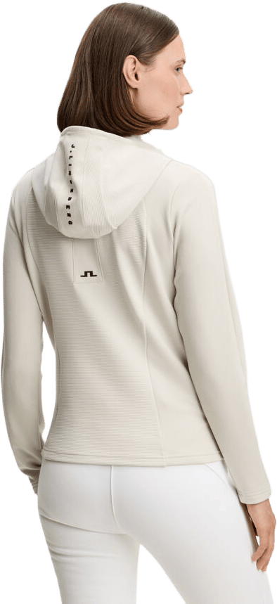 J.Lindeberg Women´s Mireya Full Zip Hood Moonbeam J.Lindeberg