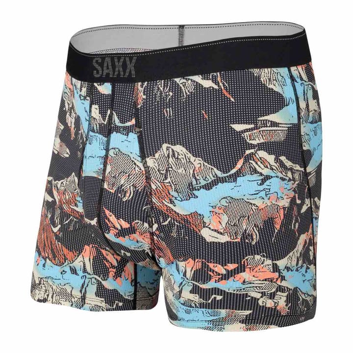 SAXX Quest Boxer Black Mountainscape SAXX