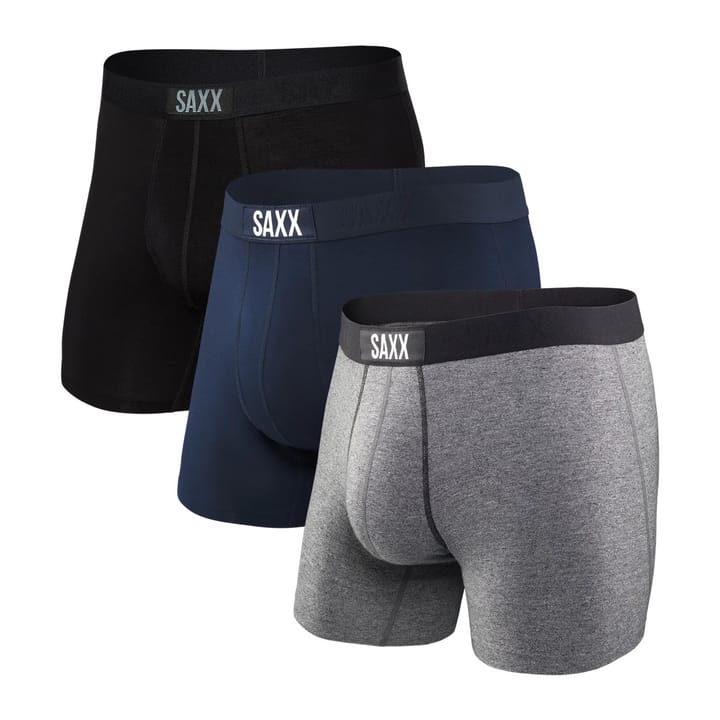 Saxx Man Saxx 3pk Vibe Boxer Black/Grey/Blue SAXX