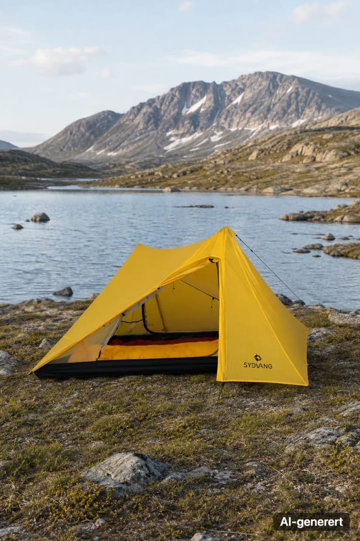 Sydvang Skala 2 P Trekking Pole Tent Lemon Chrome Sydvang