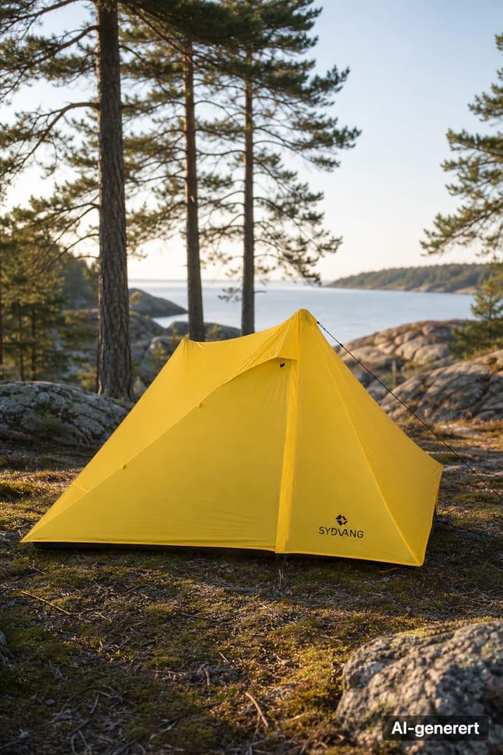Sydvang Skala 2 P Trekking Pole Tent Lemon Chrome Sydvang
