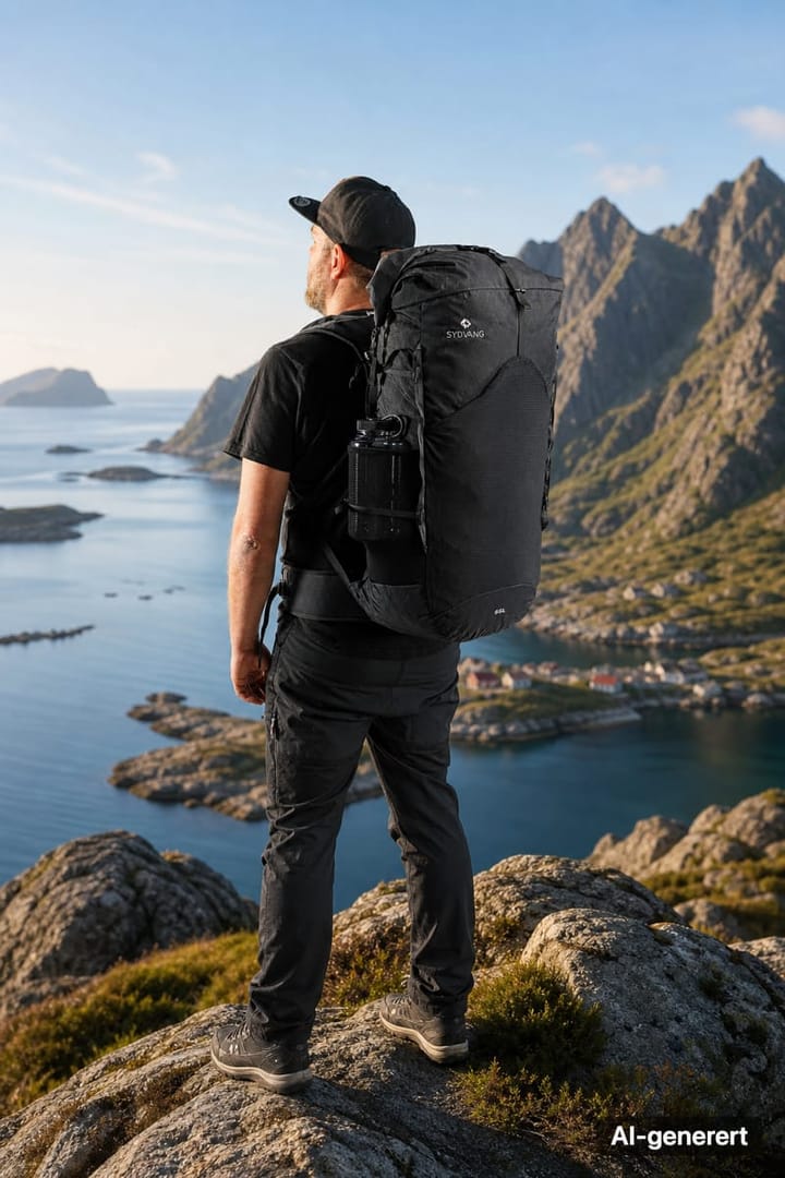 Sydvang Skala Ultralight Backpack 55L Black Sydvang