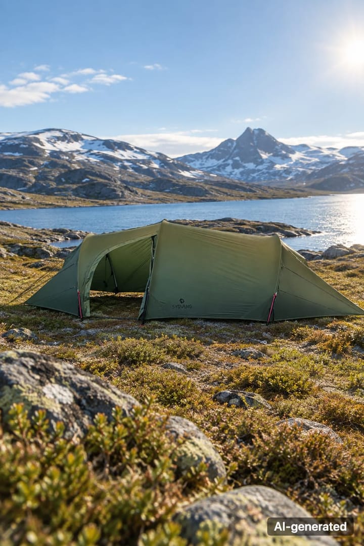 Sydvang Skaring 2p Tunnel Tent LW 2,0 Olivine Sydvang
