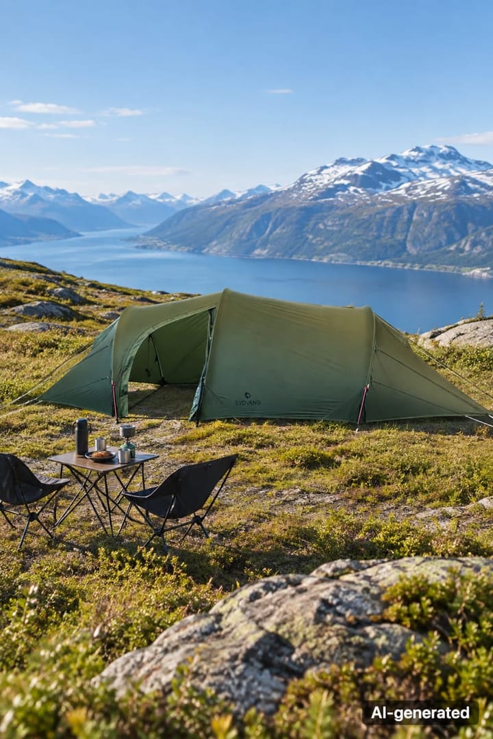 Sydvang Skaring 2p Tunnel Tent LW 2,0 Olivine Sydvang