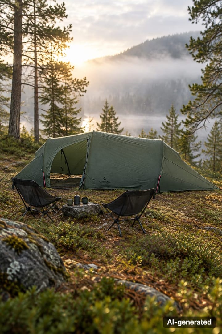Sydvang Skaring 2p Tunnel Tent LW 2,0 Olivine Sydvang
