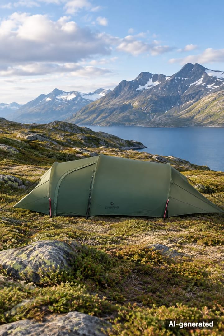 Sydvang Skaring 2p Tunnel Tent LW 2,0 Olivine Sydvang