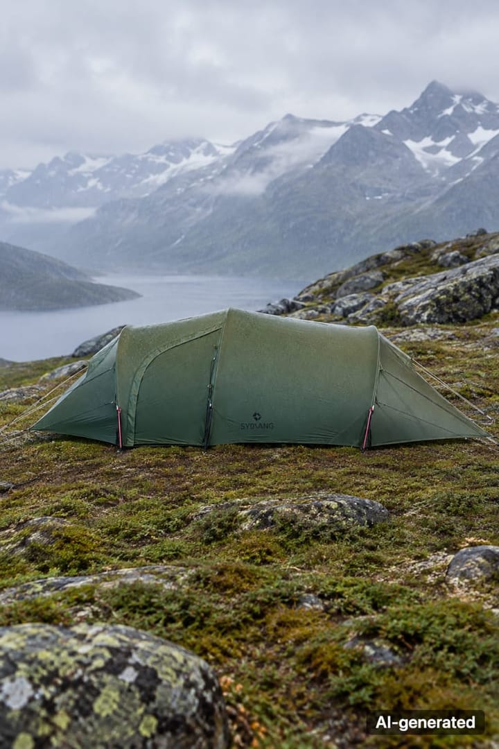 Sydvang Skaring 2p Tunnel Tent LW 2,0 Olivine Sydvang