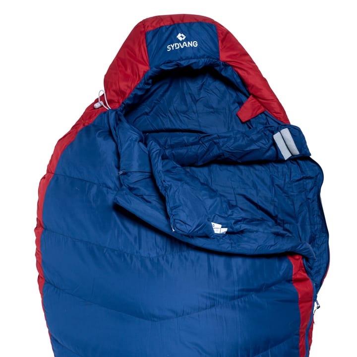 Sydvang Skaring Down Sleepingbag -5°C Twilight Blue/Haute Red Sydvang