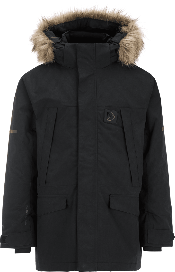 Didriksons Kids' Sylvin Parka Black Didriksons