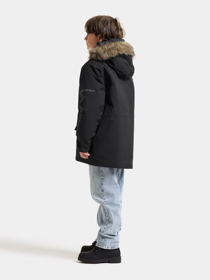 Didriksons Kids' Sylvin Parka Black Didriksons