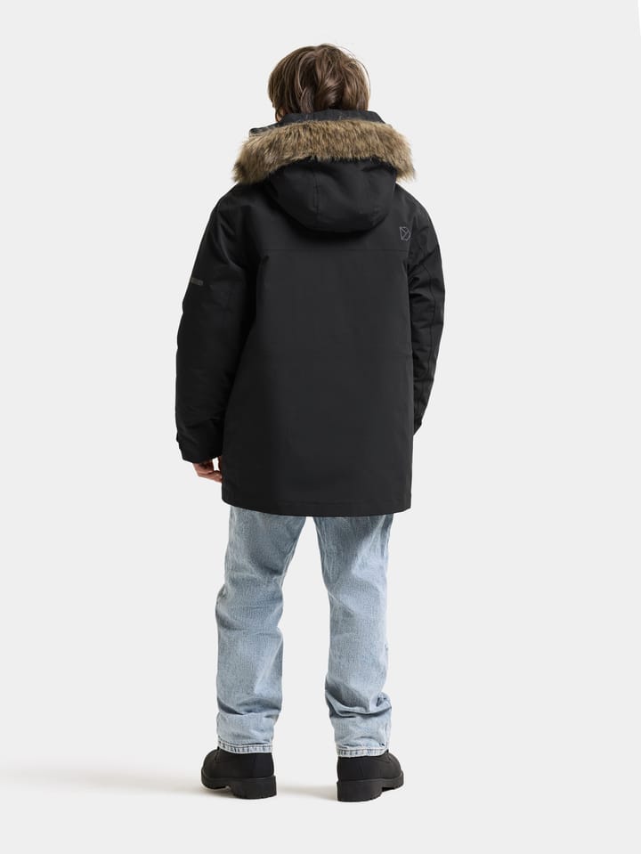 Didriksons Kids' Sylvin Parka Black Didriksons
