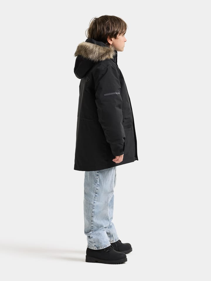 Didriksons Kids' Sylvin Parka Black Didriksons