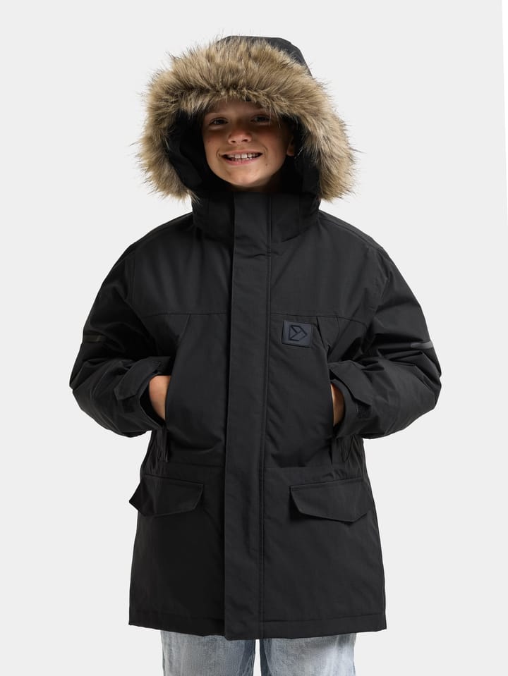 Didriksons Kids' Sylvin Parka Black Didriksons