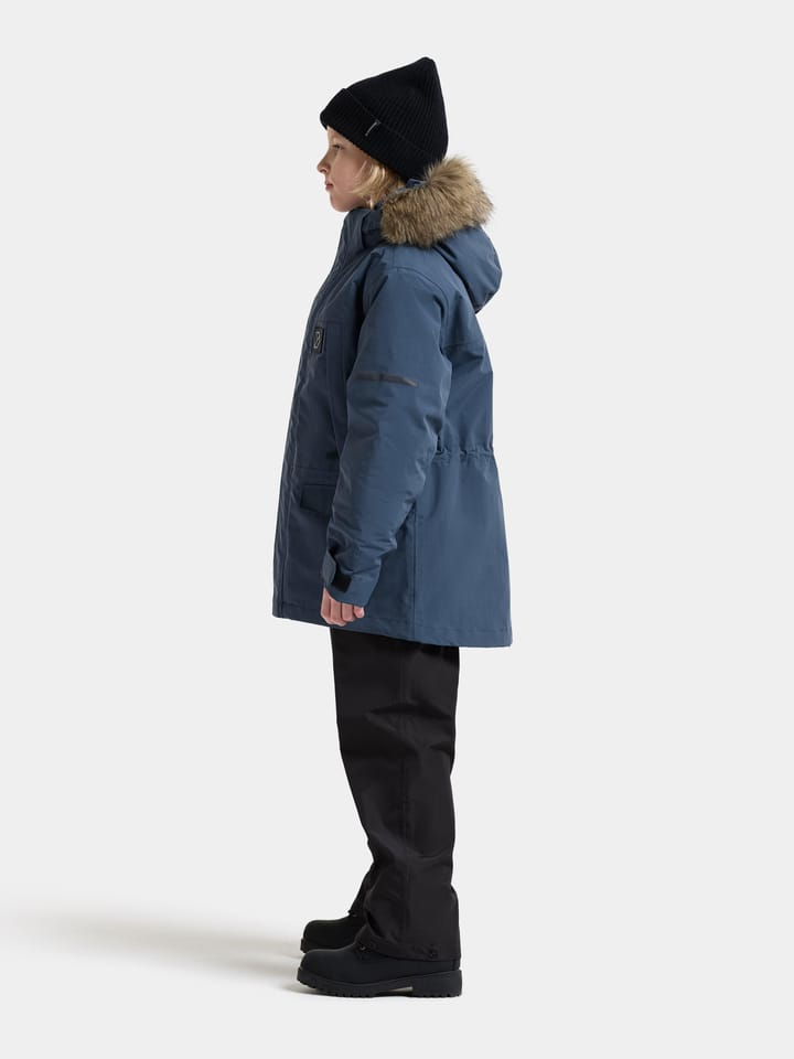 Didriksons Kids' Sylvin Parka Mountain Blue Didriksons