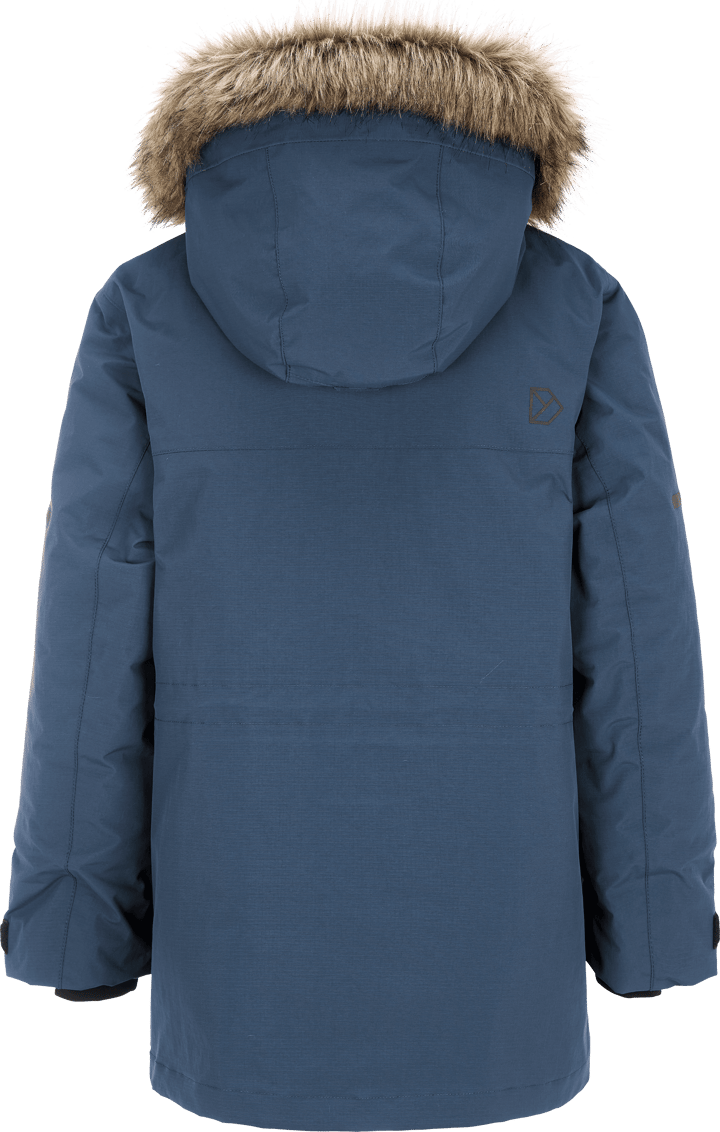 Didriksons Kids' Sylvin Parka Mountain Blue Didriksons