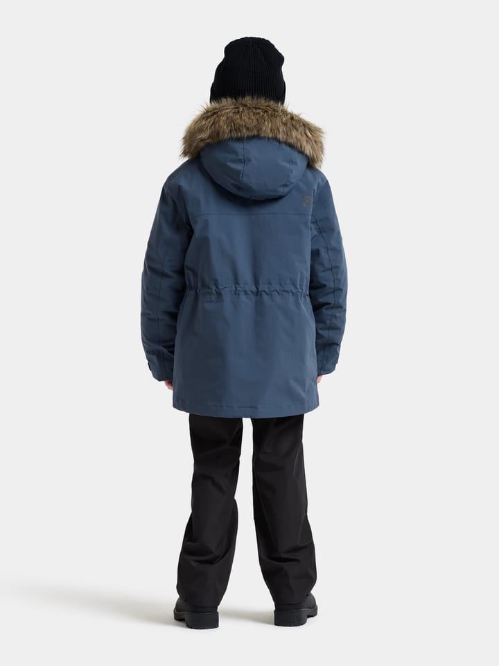 Didriksons Kids' Sylvin Parka Mountain Blue Didriksons