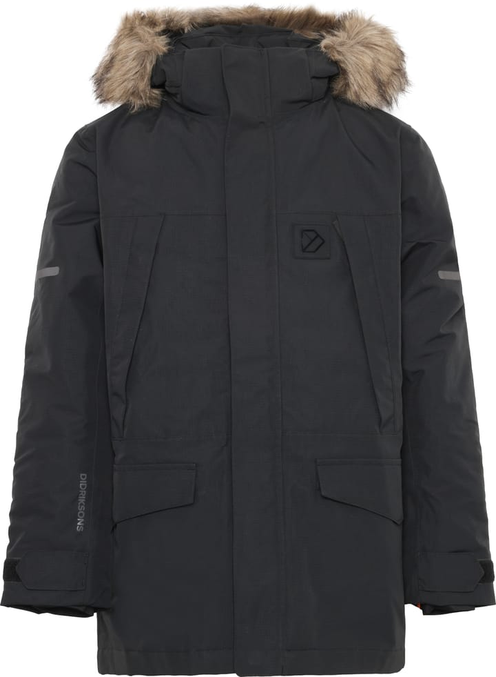 Didriksons Kids' Sylvin Parka Black Didriksons