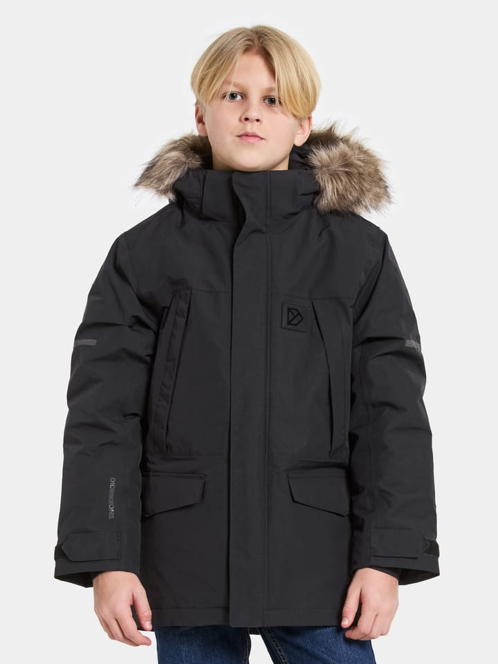 Didriksons Kids' Sylvin Parka Black Didriksons Didriksons Kids' Sylvin Parka Black Didriksons