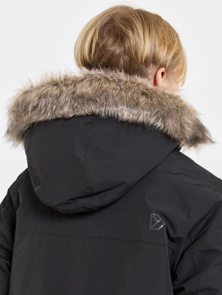 Didriksons Kids' Sylvin Parka Black Didriksons