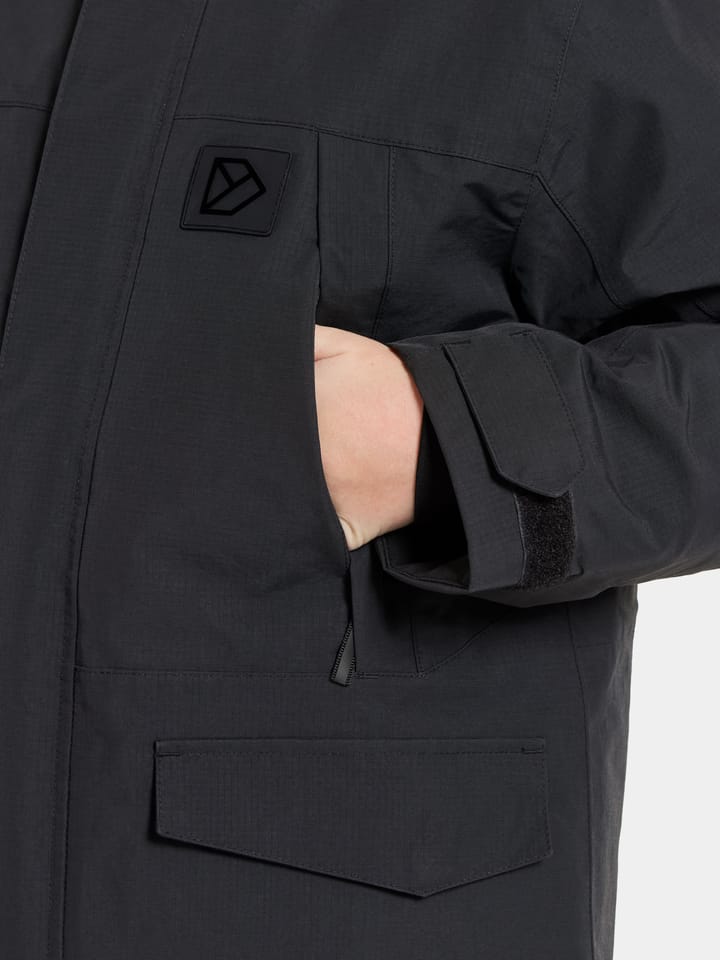 Didriksons Kids' Sylvin Parka Black Didriksons Didriksons Kids' Sylvin Parka Black Didriksons