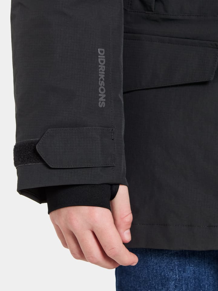Didriksons Kids' Sylvin Parka Black Didriksons Didriksons Kids' Sylvin Parka Black Didriksons