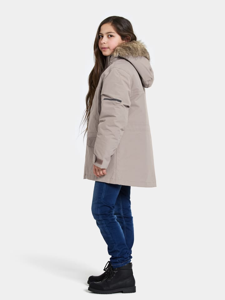 Didriksons Kids' Sylvin Parka Ash Brown Didriksons Didriksons Kids' Sylvin Parka Ash Brown Didriksons