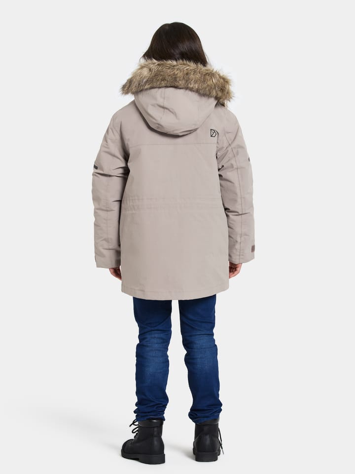 Didriksons Kids' Sylvin Parka Ash Brown Didriksons