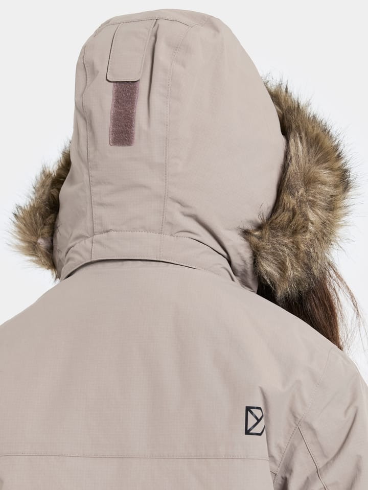 Didriksons Kids' Sylvin Parka Ash Brown Didriksons