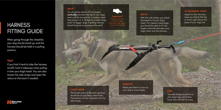 Non-stop Dogwear Ultra Harness Orange Non-stop Dogwear Non-stop Dogwear Ultra Harness Orange Non-stop Dogwear