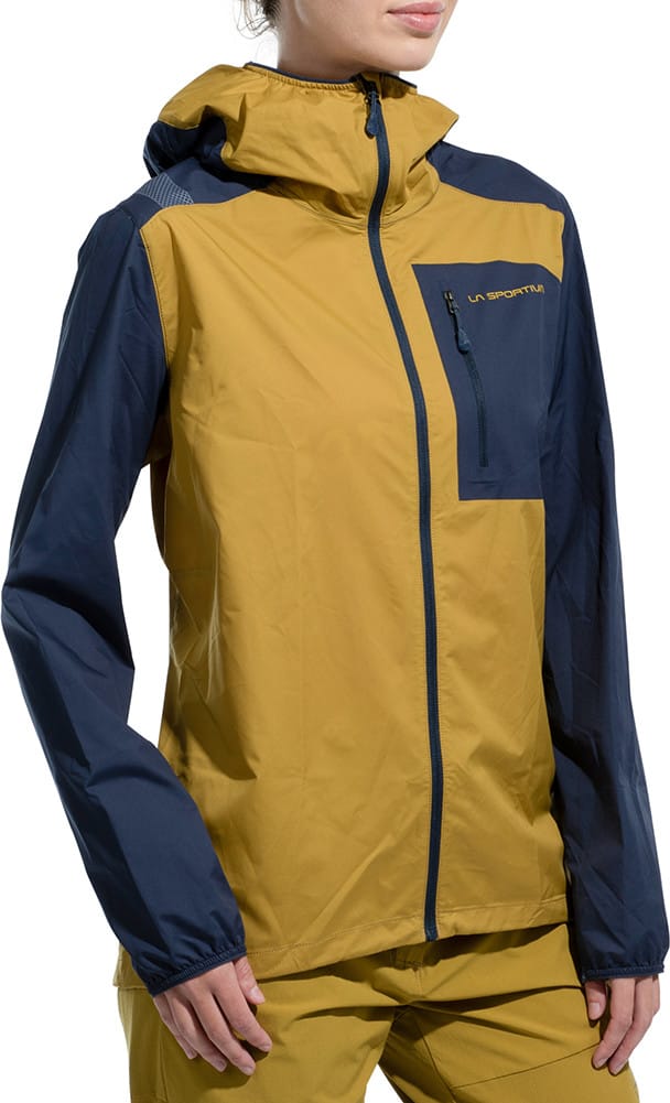 La Sportiva Women's Wall Breeze Stretch Jacket Savana/night Sky La Sportiva