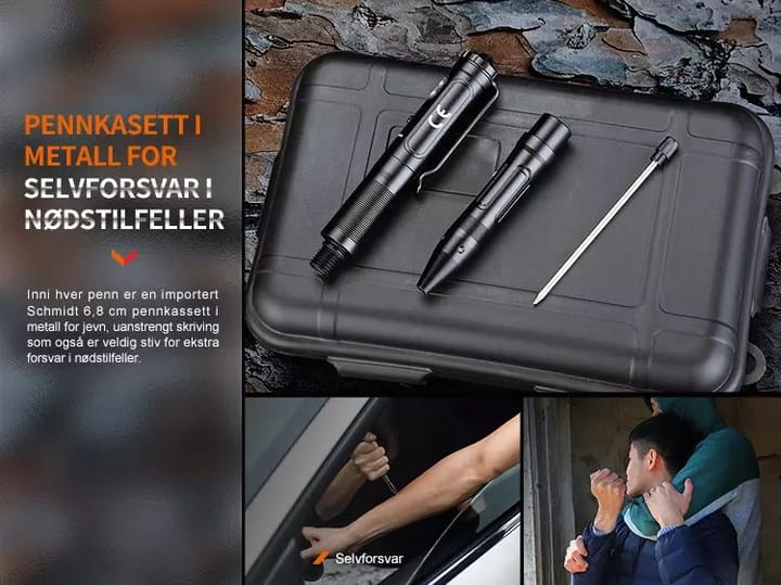 Fenix Fenix T6 Taktisk Lyspenn Sort Oppladbar Multifunksjonell Taktisk Penn Fenix Fenix Fenix T6 Taktisk Lyspenn Sort Oppladbar Multifunksjonell Taktisk Penn Fenix